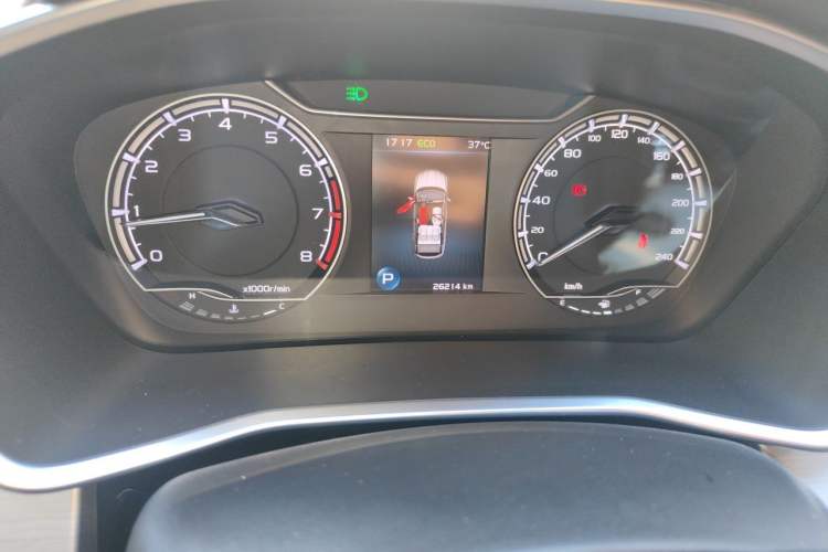 Used Geely Auto Coolray 2021 1.4T DCT Platinum Edition Odometer Close Up