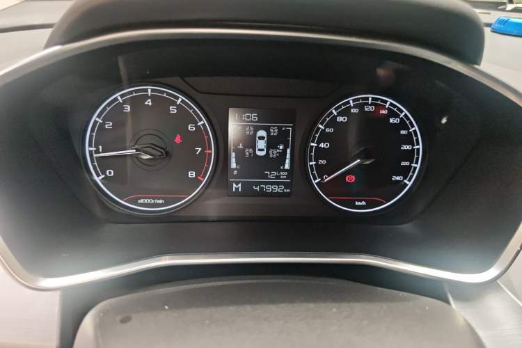 Used Geely Auto Coolray 2021 1.4T Manual Gold Edition Odometer Close Up