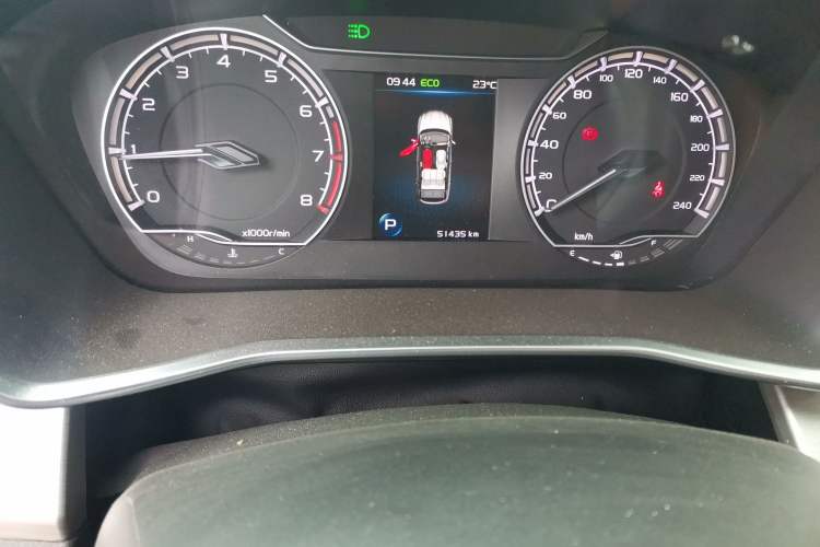 Used Geely Auto Coolray 2021 1.4T DCT Platinum Edition Odometer Close Up