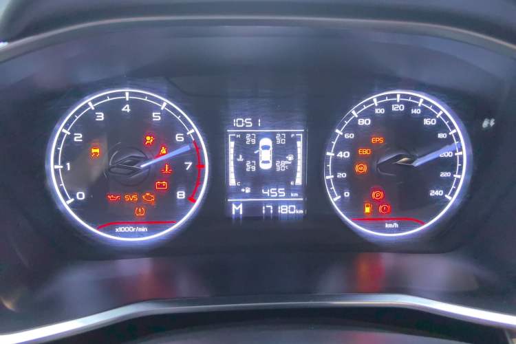Used Geely Auto Coolray 2021 1.4T Manual Gold Edition Odometer Close Up