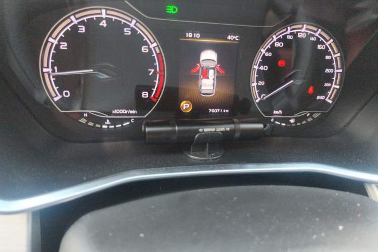 Used Geely Auto Coolray 2021 1.4T DCT Diamond Edition Odometer Close Up