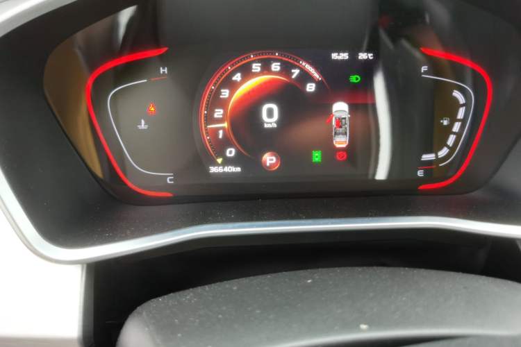 Used Geely Auto Coolray 2021 1.5TD DCT Battle Odometer Close Up