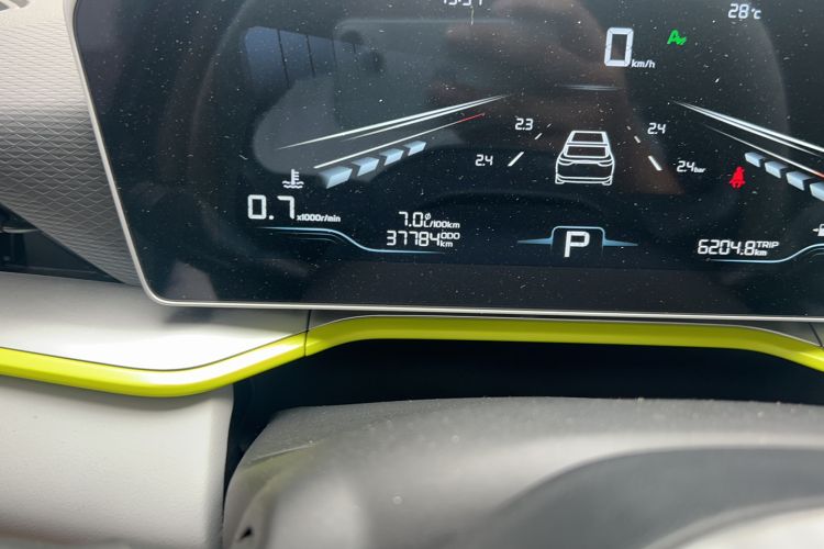 Used Geely Auto Coolray 2022 Bin Yue COOL 1.5TD DCT Hot Engine Edition Odometer Close Up