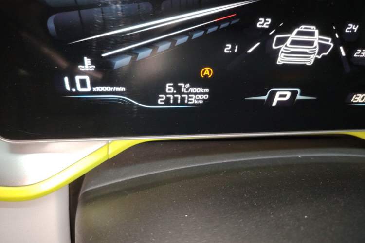 Used Geely Auto Coolray 2022 Bin Yue COOL 1.5TD DCT Hot Engine Edition Odometer Close Up