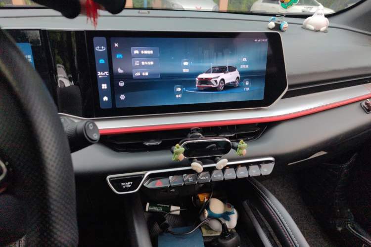 Used Geely Auto Coolray 2022 Bin Yue COOL 1.5TD DCT Ignite Edition Audio And AC Panel