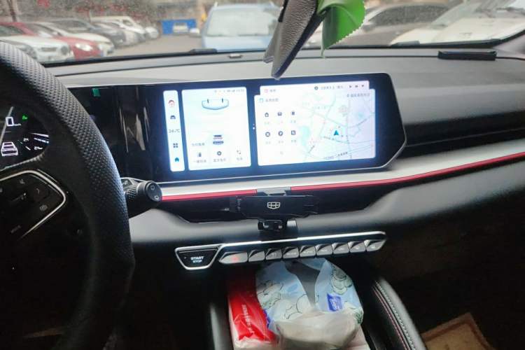 Used Geely Auto Coolray 2022 Bin Yue COOL 1.5TD DCT Hot Engine Edition Audio And AC Panel