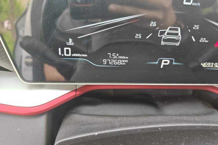 Used Geely Auto Coolray 2022 Bin Yue COOL 1.5TD DCT Hot Engine Edition Odometer Close Up