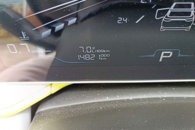 Used Geely Auto Coolray 2022 Bin Yue COOL 1.5TD DCT Hot Engine Edition Odometer Close Up