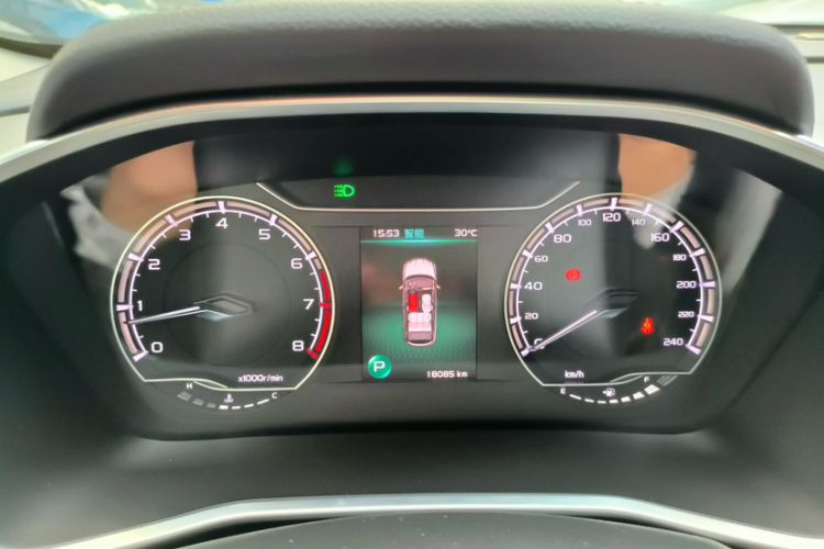 Used Geely Auto Coolray 2023 1.5T DCT Platinum Edition Odometer Close Up