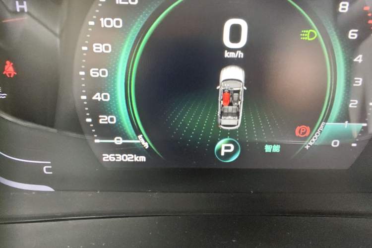 Used Geely Auto Coolray 2023 1.5T DCT Diamond Edition Odometer Close Up
