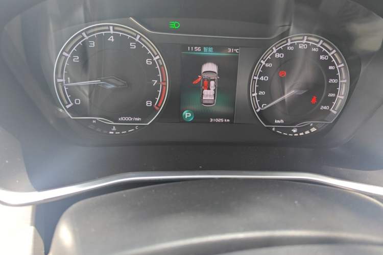 Used Geely Auto Coolray 2023 1.5T DCT Platinum Edition Odometer Close Up