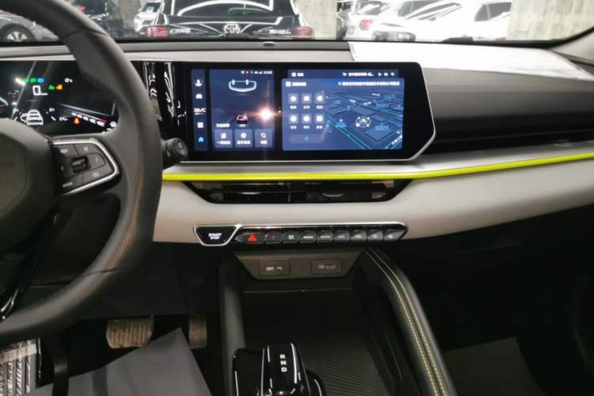 Used Geely Auto Coolray 2023 Bin Yue COOL 1.5TD DCT Champion Edition Audio And AC Panel
