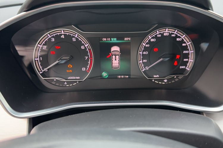 Used Geely Auto Coolray 2023 1.5T DCT Platinum Edition Odometer Close Up