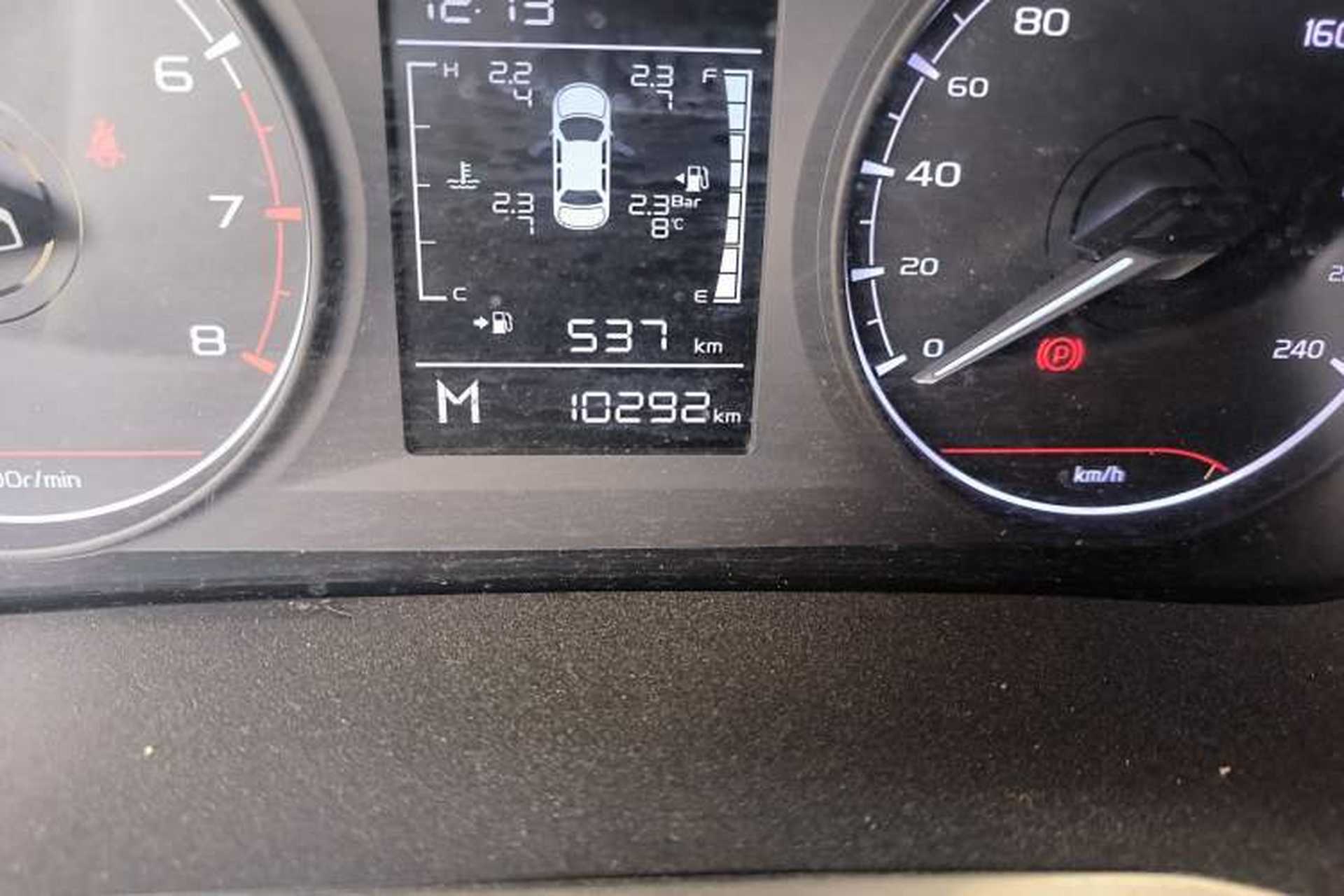 Used Geely Auto Coolray 2023 1.4T Manual Gold Edition Odometer Close Up