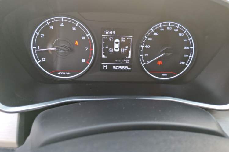Used Geely Auto Coolray 2023 1.4T Manual Gold Edition Odometer Close Up