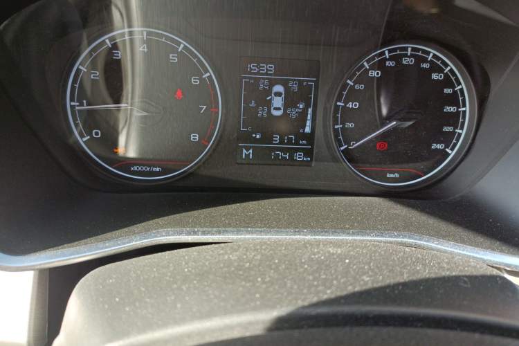 Used Geely Auto Coolray 2023 1.4T Manual Gold Edition Odometer Close Up