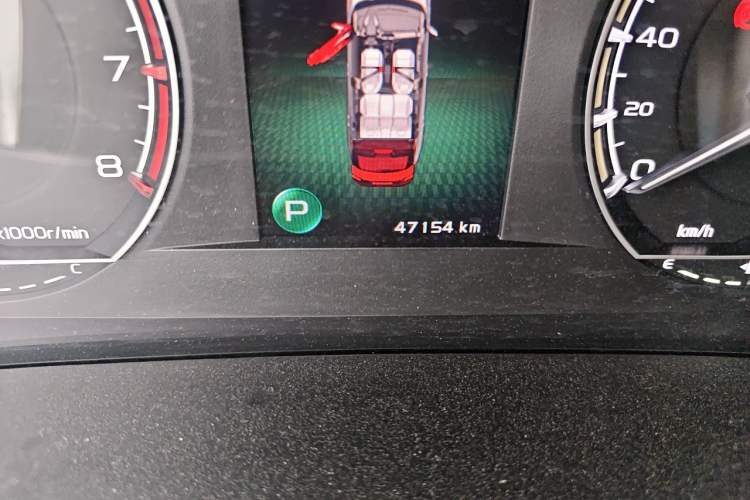 Used Geely Auto Coolray 2023 1.5T DCT Platinum Edition Odometer Close Up