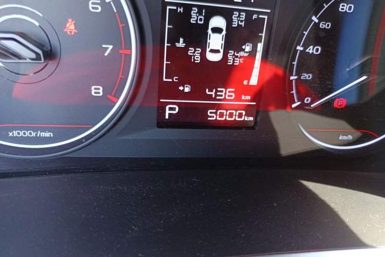 Used Geely Auto Coolray 2024 1.5T DCT Longteng Edition Odometer Close Up