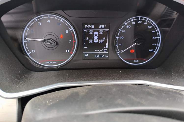 Used Geely Auto Coolray 2024 1.5T DCT Longteng Edition Odometer Close Up