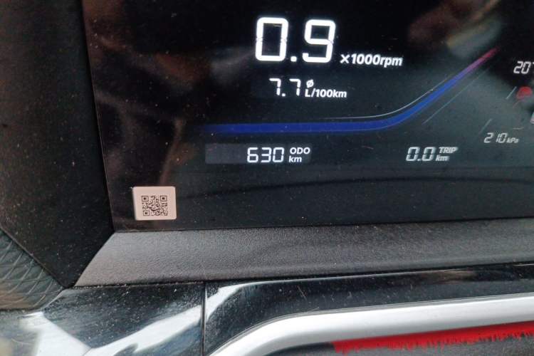Used Geely Auto Coolray 2025 Bin Yue L 1.5TD DCT Beyond Edition Odometer Close Up