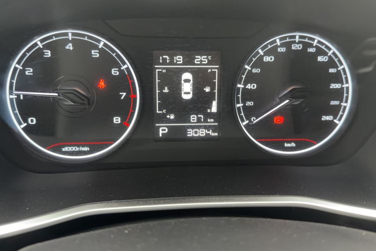 Used Geely Auto Coolray 2025 Model 1.5L CVT Superpower Edition MAX Odometer Close Up