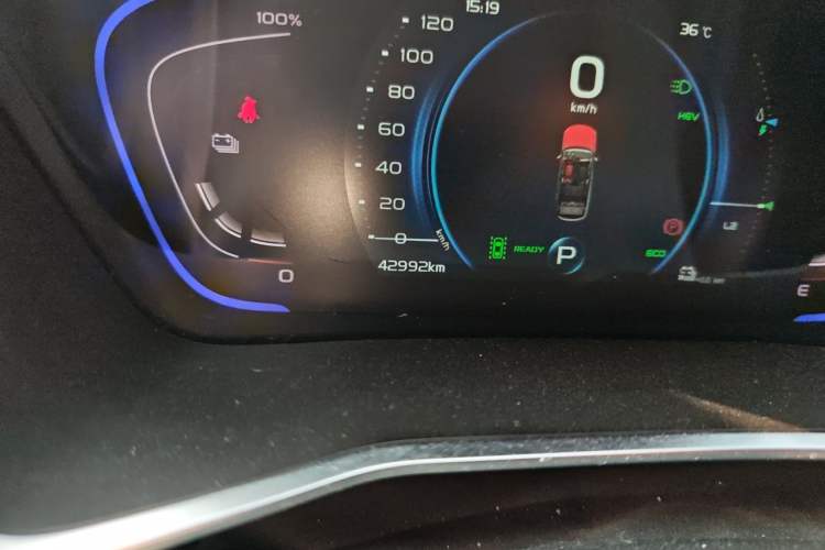 Used Geely Auto Coolray New Energy 2019 260T DCT Knight Odometer Close Up