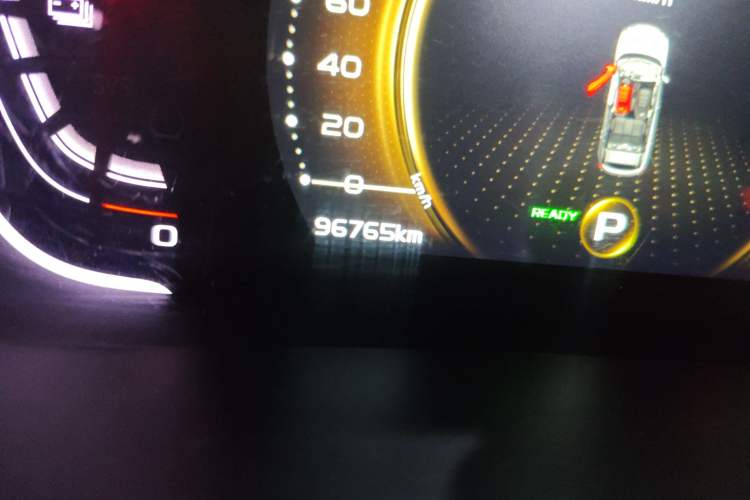 Used Geely Auto Coolray New Energy 2019 260T DCT Battle Odometer Close Up