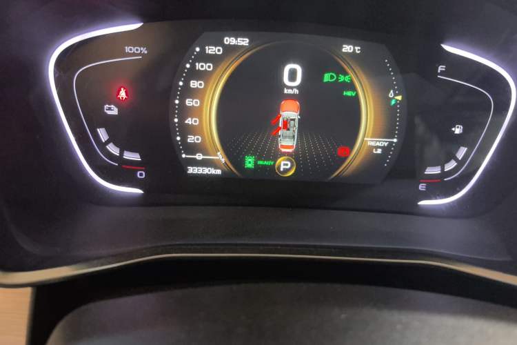 Used Geely Auto Coolray New Energy 2019 260T DCT Battle Odometer Close Up