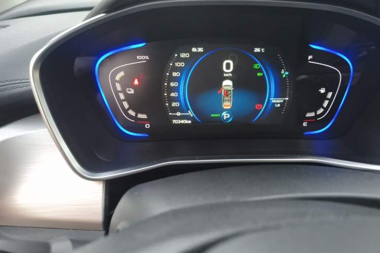 Used Geely Auto Coolray New Energy 2019 260T DCT Knight Odometer Close Up