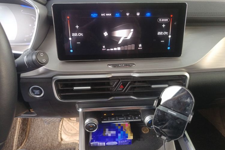 Used Geely Auto Coolray New Energy 2019 260T DCT Knight Audio And AC Panel