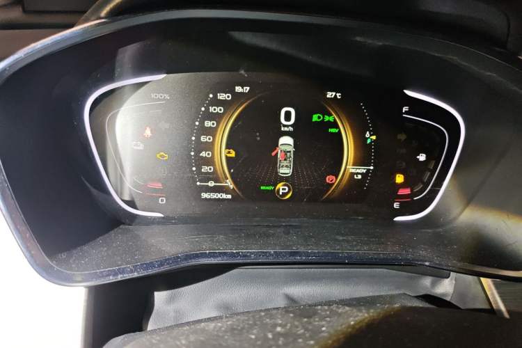 Used Geely Auto Coolray New Energy 2019 260T DCT Knight Odometer Close Up