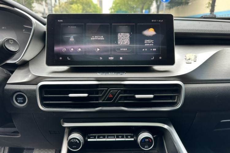 Used Geely Auto Coolray New Energy 2020 1.5T ePro Super Audio And AC Panel