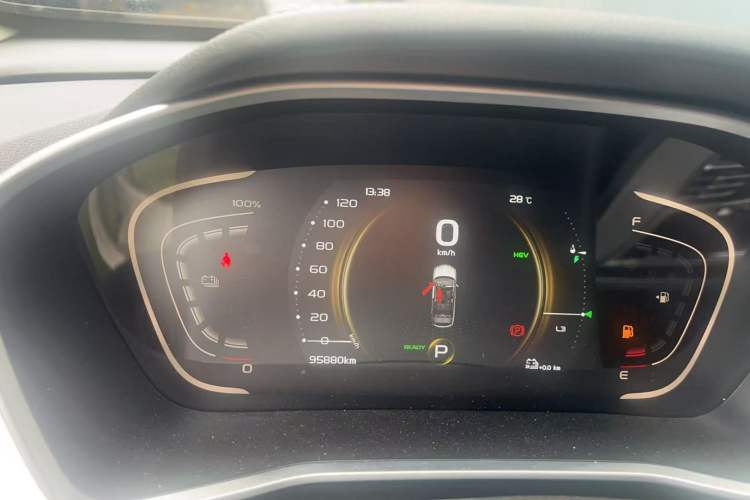 Used Geely Auto Coolray New Energy 2020 1.5T ePro Higher Odometer Close Up