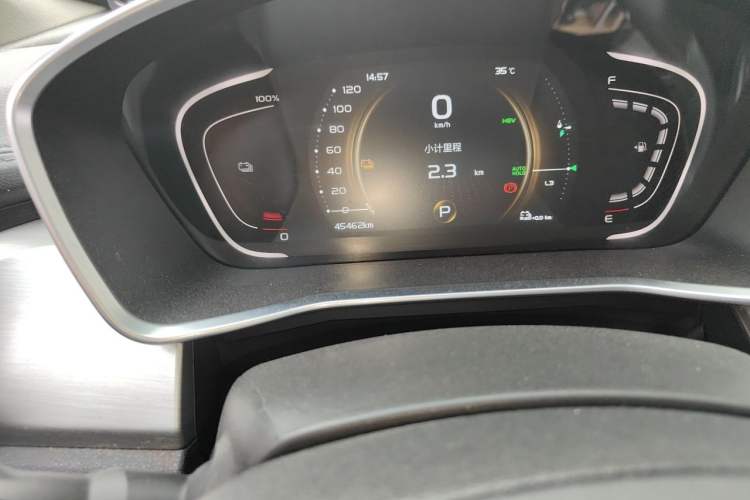 Used Geely Auto Coolray New Energy 2020 1.5T ePro Super Odometer Close Up
