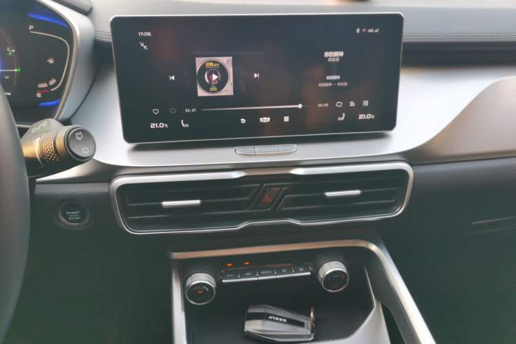 Used Geely Auto Coolray New Energy 2020 1.5T ePro Super Audio And AC Panel
