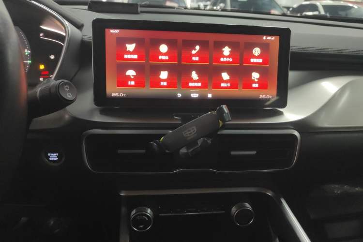 Used Geely Auto Coolray New Energy 2020 1.5T ePro Higher Audio And AC Panel