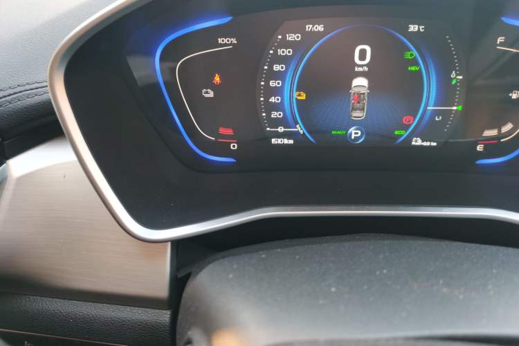 Used Geely Auto Coolray New Energy 2020 1.5T ePro Super Odometer Close Up