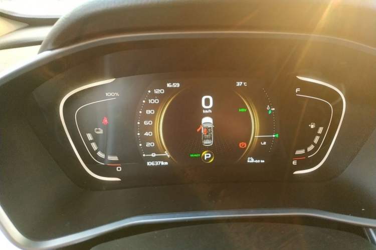 Used Geely Auto Coolray New Energy 2020 1.5T ePro Super Odometer Close Up