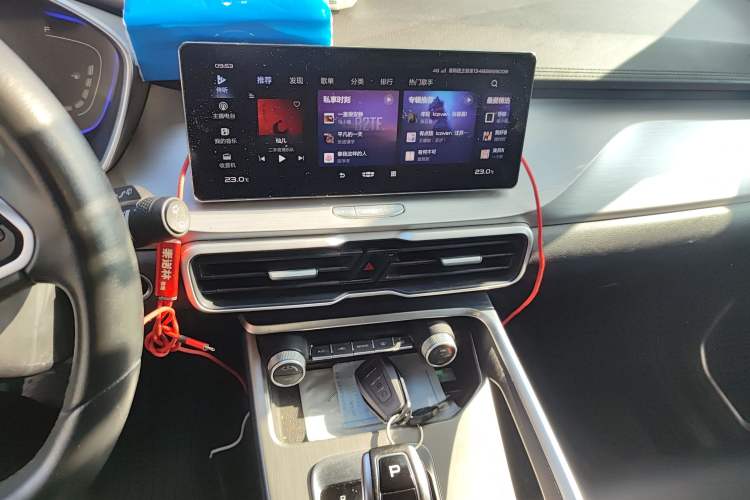 Used Geely Auto Coolray New Energy 2020 1.5T ePro Higher Audio And AC Panel