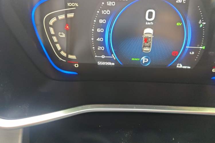 Used Geely Auto Coolray New Energy 2020 1.5T ePro Higher Odometer Close Up