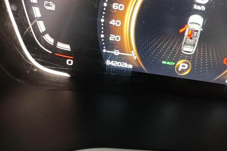 Used Geely Auto Coolray New Energy 2020 1.5T ePro Super Odometer Close Up