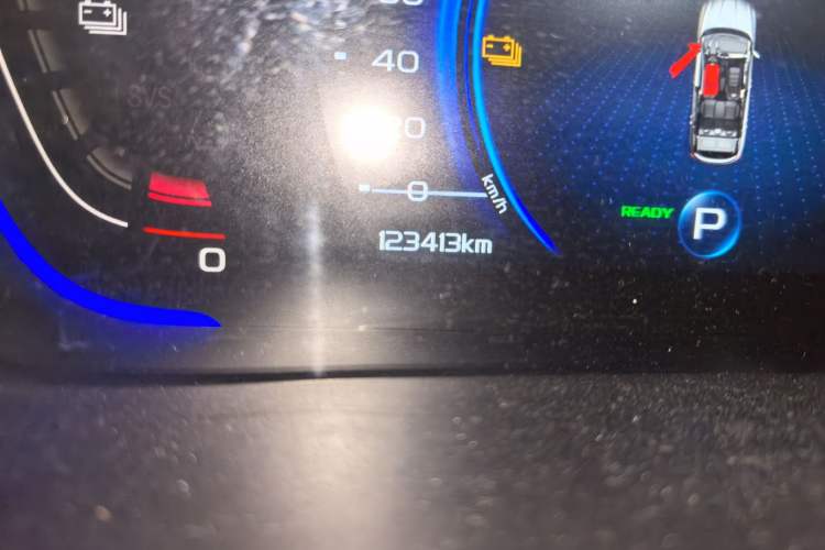 Used Geely Auto Coolray New Energy 2020 1.5T ePro Super Odometer Close Up