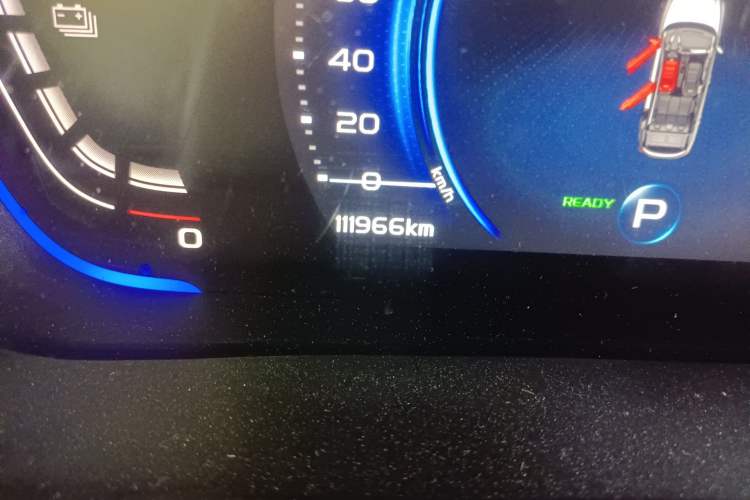 Used Geely Auto Coolray New Energy 2020 1.5T ePro Super Odometer Close Up