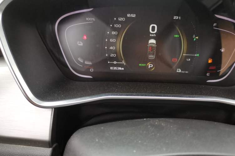 Used Geely Auto Coolray New Energy 2020 1.5T ePro Super Odometer Close Up