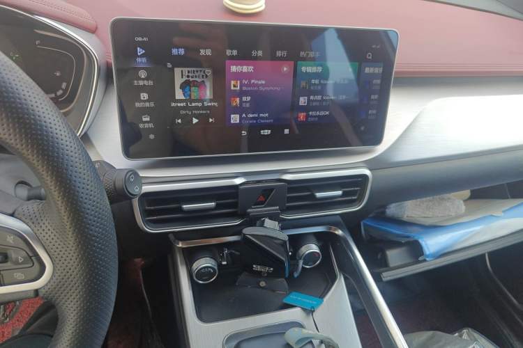 Used Geely Auto Coolray New Energy 2022 1.5T ePro 85KM Starry Edition Audio And AC Panel