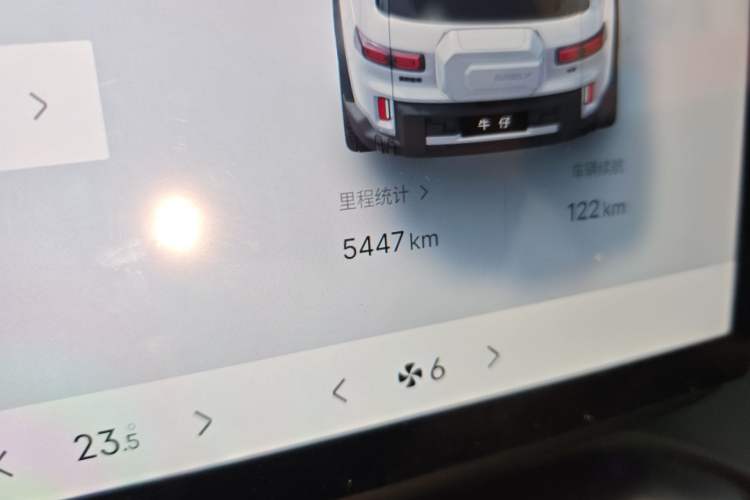 Used Geely Auto Cowboy 2025 1.5TD Fun-Offroad Version Odometer Close Up