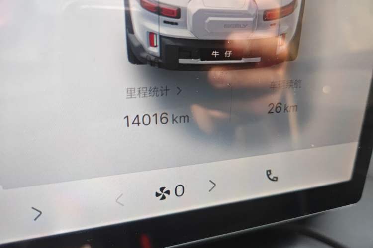 Used Geely Auto Cowboy 2025 1.5TD Fun-Offroad Version Odometer Close Up