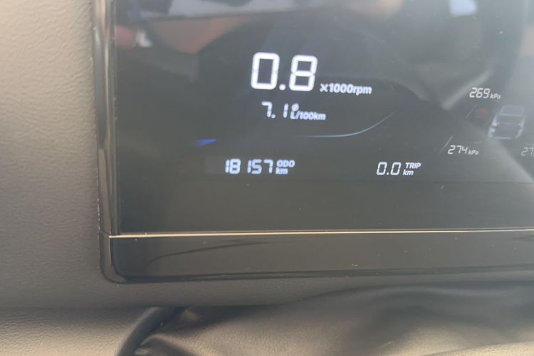 Used Geely Auto Cowboy 2025 1.5TD Trendy Play Edition Odometer Close Up