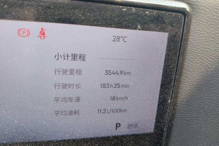 Used Geely Auto Cowboy 2025 1.5TD Fun-Offroad Version Odometer Close Up