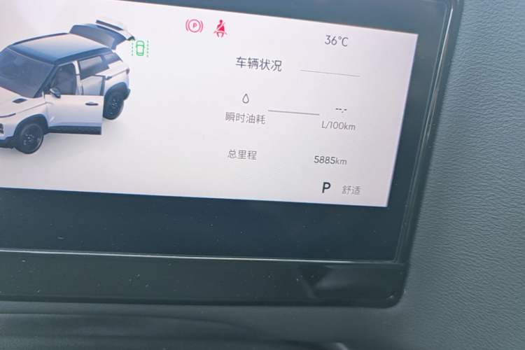 Used Geely Auto Cowboy 2025 1.5TD Fun-Offroad Version Odometer Close Up